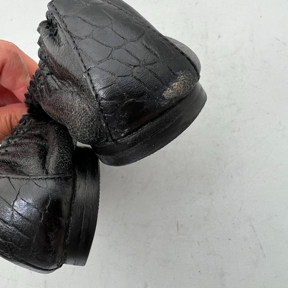 Tory Burch Black Eddie Bow Ballet Flats 9 - Picture 5 of 10